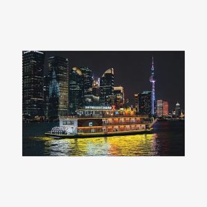 Shanghai Night River Cruise Tour with Xinjiang Style Dining Experience (Romantic Getaway)